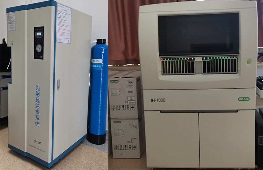 重慶檢驗(yàn)科純水設(shè)備安裝案列